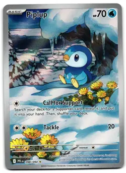 Piplup 098/094 - Phantasmal Flames Illustration Rare Pokemon TCG - M/LP Card - Image 1
