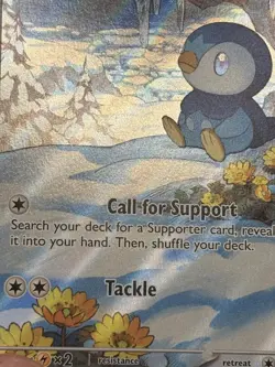 Piplup 098/094 - Phantasmal Flames Illustration Rare Pokemon TCG - M/LP Card - Image 4