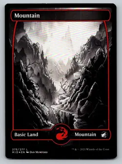 Mountain (275) - Full Art Zendikar Rising Regular - Image 1