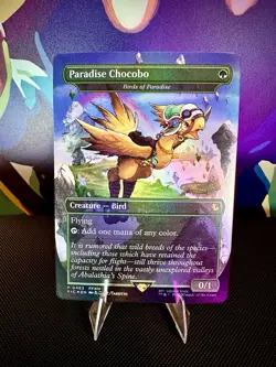 Paradise Chocobo - Birds of Paradise (Borderless) Commander: Final Fantasy Foil - Image 1