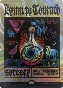 Hymn to Tourach (Halo Foil) [SLC - 35] - NM [Foil] TCG MTG - Image 1