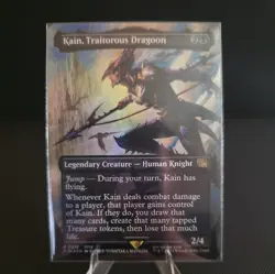 Kain, Traitorous Dragoon (Borderless) Final Fantasy Foil - Image 1