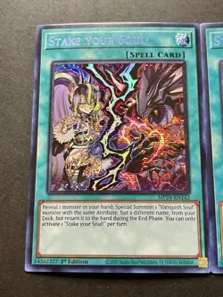2x Stake Your SouL! | MP24-EN142 | Prismatic Secret Rare | NM | 1st Ed | YuGiOh! - Image 3