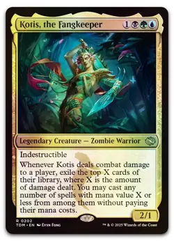 Kotis, the Fangkeeper #202 (Foil) (NM) Tarkir Dragonstorm TDM Magic MTG - Image 1