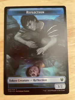 MTG Reflection/Satyr Token Theros Beyond Death 005/014 & 009/014 FOIL Token NM/M - Image 2