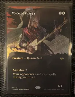 MTG Voice of Victory Borderless Foil TDM 0331 - Image 1