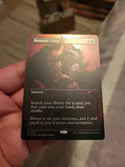 Secret Lair Mtg Demonic Tutor Foil - Image 1