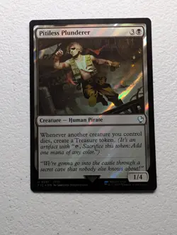 MTG - Pitiless Plunderer - SURGE FOIL - Creature (Human Pirate) - FIC #281 - UC - Image 1