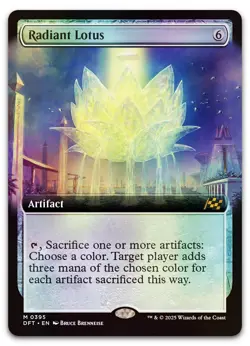 Radiant Lotus (Extended Art) #395 (Foil) (NM) Aetherdrift DFT Magic MTG - Image 1