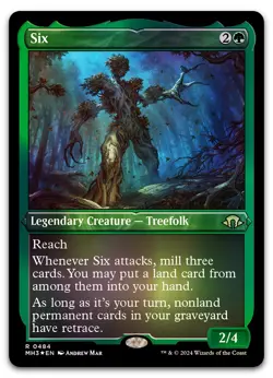 Six (Foil Etched) #484 (NM) Modern Horizons 3 MH3 Magic MTG - Image 1