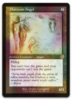 Platinum Angel (Schematic) #104 (Foil) (NM) Brothers' War BRR Magic MTG - Image 1