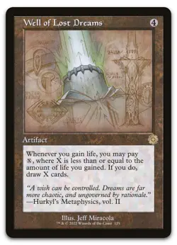 Well of Lost Dreams (Schematic) #125 (NM) Brothers' War BRR Magic MTG - Image 1