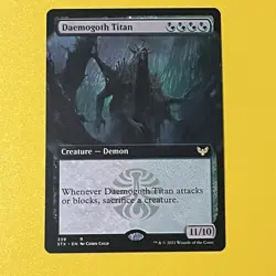 Daemogoth Titan | Extended Art | R | 339 | Strixhaven: School Of Mages | MTG - Image 1