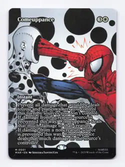 Comeuppance (Borderless) (M) MTG Spider-Man Marvel Universe Eternal-Legal (MAR) - Image 1