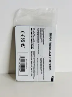 Pokemon Perfect Order Prerelease Staff Promo 4 Cards Sealed Set - Image 3