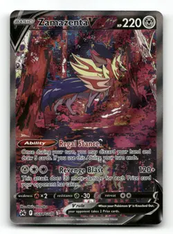 Zamazenta V GG54/GG70 - Crown Zenith Galarian Gallery - Pokemon Card NM/M - Image 1