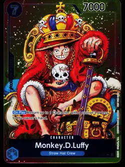 Monkey D Luffy - P-043 - NM - English Holo - Promo - One Piece - OP1-64 - Image 1