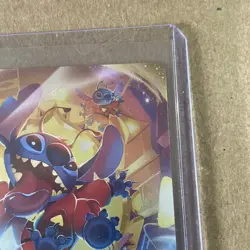 Disney Lorcana Stitch Experiment 220/204 Enchanted Holofoil Reign Of Jafar NM - Image 4