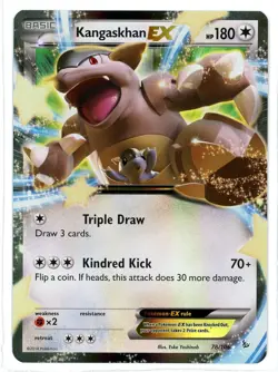 Kangaskhan EX 78/106 Flashfire Pokemon Card - Image 1