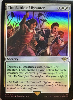 The Battle Of Bywater - MTG: Lord of the Rings - Rare - FOIL MtG TCG Card # 0002 - Image 1
