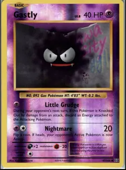 Gastly 47/108 Reverse Holo XY - Evolutions - Pokemon Card - RARE - NM+ - Image 1