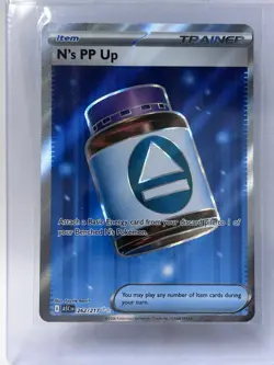 Pokemon TCG N's PP Up 262/217 Full Art Trainer Card - Ascended Heroes - NM/M - Image 1