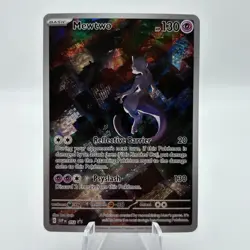 Pokemon TCG Mewtwo 052 SV: Scarlet & Violet Promo Holo Card 130 HP Psychic - Image 1