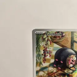 Pokemon TCG Lechonk Full Art Holo Card 209/197 Obsidian Flames Illustration Rare - Image 5