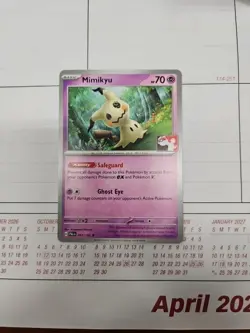 Mimikyu 097/193 Prize Pack Series Cards Regular - Rare Prize Pack Mimikyu - Image 1