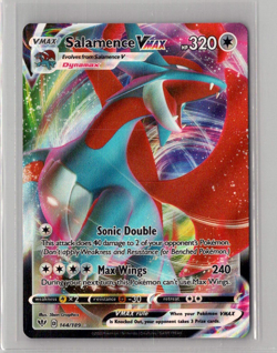 Salamence VMAX - 144/189 - Pokemon TCG Darkness Ablaze Sword Shield Rare Card NM - Image 1