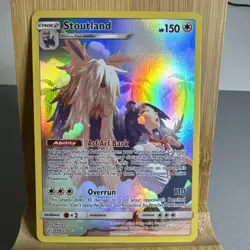 Stoutland Secret Rare Full Art Cosmic Eclipse 248/236 Pokemon Card NM - Image 1