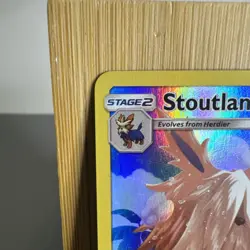 Stoutland Secret Rare Full Art Cosmic Eclipse 248/236 Pokemon Card NM - Image 2