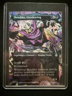 Shredder, Unrelenting #210 Borderless Foil MTG TMNT Universes Beyond NM - Image 5