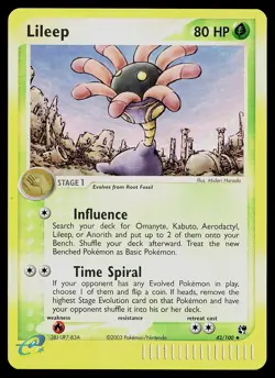 Pokemon Card - Lileep Sandstorm 42/100 Uncommon Reverse Holo - Image 1