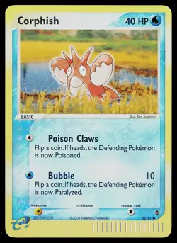 Pokemon Card - Corphish Dragon 52/97 Common Reverse Holo - Image 1