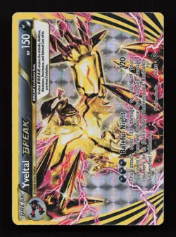 Yveltal BREAK 66/114 Rare BREAK Steam Siege Pokemon Heavily Played - Image 1