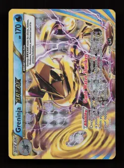 Greninja BREAK 41/122 Rare BREAK BREAKpoint Pokemon Heavily Played - Image 1
