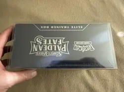 Pokemon TCG Scarlet & Violet Paldean Fates ETB Sealed in Protector - Image 3