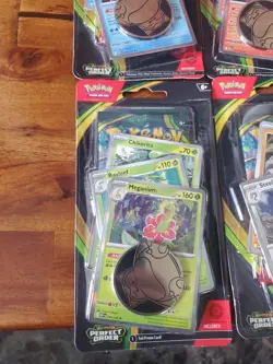 Sealed & In Hand Pokemon - Lot of (4) Perfect Order Checklane Blister Booster - Image 3