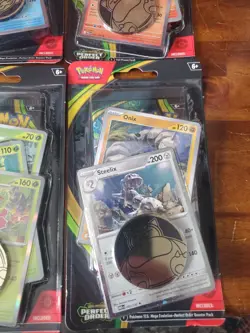 Sealed & In Hand Pokemon - Lot of (4) Perfect Order Checklane Blister Booster - Image 4
