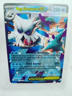 Mega Abomasnow EX 036/132 Mega Evolution Double Rare Pokemon TCG - Image 1