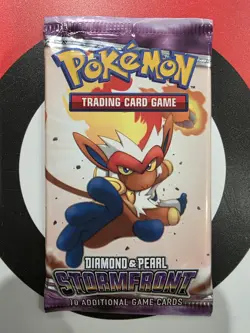 Pokemon Diamond & Pearl stormfront Booster Pack | Factory Sealed Infernape Art - Image 4