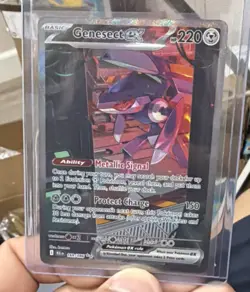 Pokemon Genesect EX 169/086 Special Illustration Rare Holo Sv: Black Bolt 220 HP - Image 1