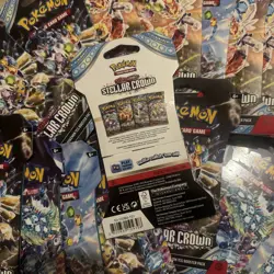 Pokemon Scarlet & Violet Stellar Crown Sleeved Booster Pack 36 Count - Image 3