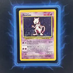 🌈Pokemon Base Set Mewtwo 10/102 Original PokemonBase Set Holo Rare Pokemon 🌈 - Image 2