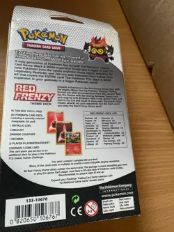 Pokemon Red Frenzy Theme Deck Black & White New Factory Sealed - Image 2