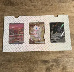 Pokemon TCG 151 UPC Promo Set Mew 053, Mewtwo 052, Metal Mew 205 New Sealed - Image 1