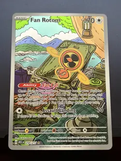 Fan Rotom 250/217 IR Ascended Heroes Evolution English Pokemon TCG MINT - Image 1