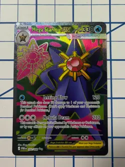 Mega Starmie EX 102/088 Full Art Ultra Rare Pokemon TCG: Perfect Order - Image 1