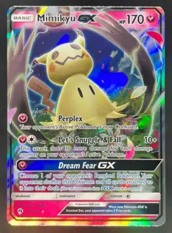 2018 Pokemon Sun & Moon Lost Thunder #149/214 Mimikyu Holo - Image 1